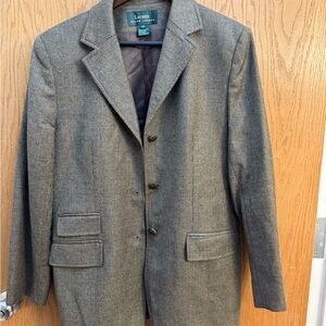 Women’s Brown Plaid Lauren Ralph Lauren Blazer